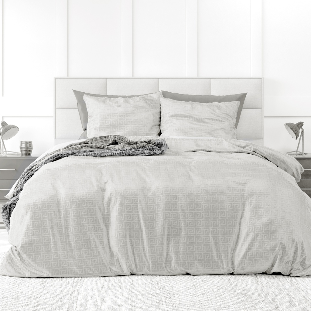 POSTELJINA VELVET FASHION WHITE