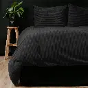 POSTELJINA RIB TEDDY BLACK