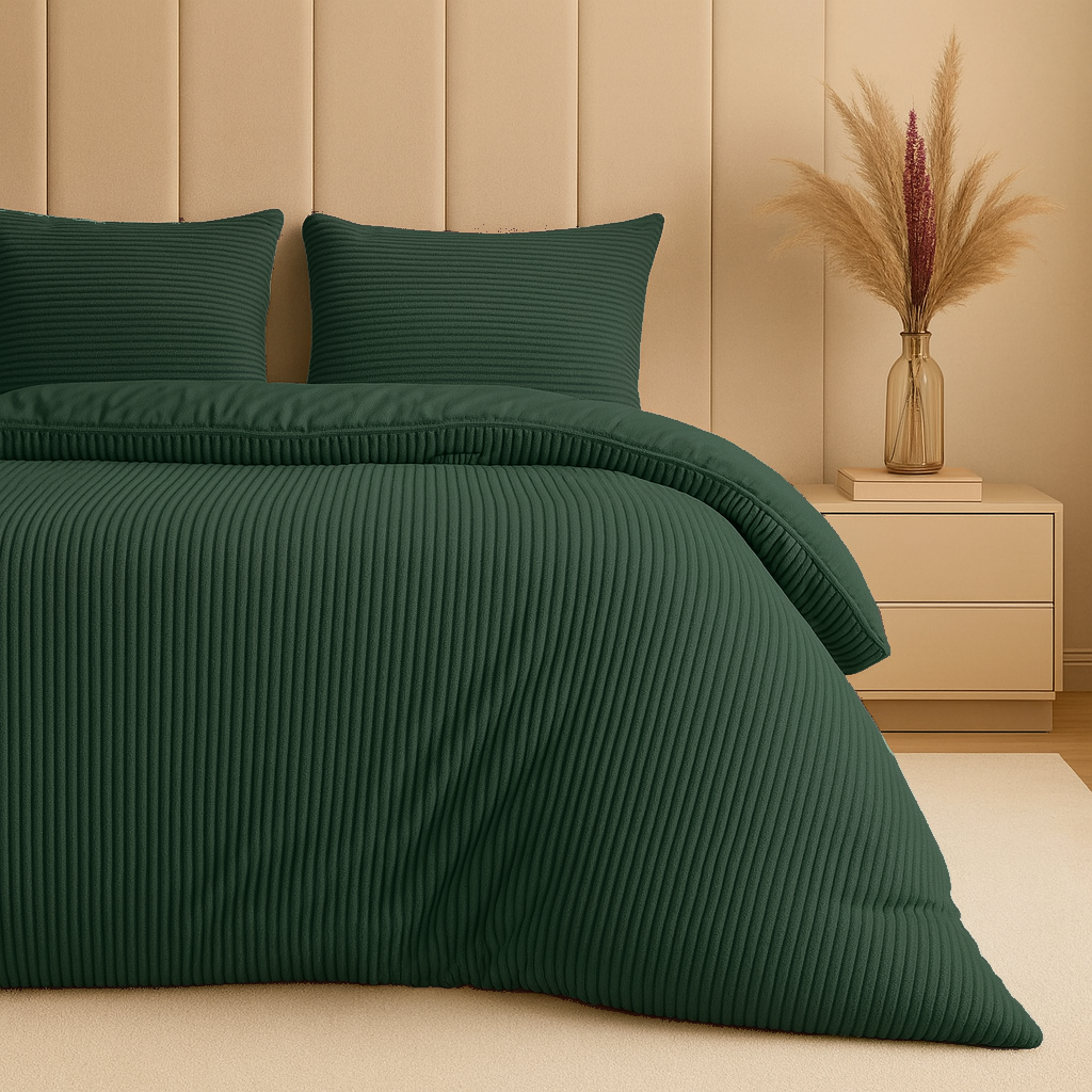 POSTELJINA RIB TEDDY GREEN