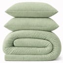 LAZYBED ALL IN ONE RIB TEDDY GREEN