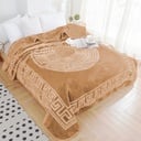 DEKA EMBOSSED MEANDER CREAM
