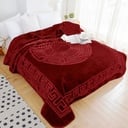 DEKA EMBOSSED MEANDER RED