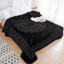 DEKA EMBOSSED MEANDER BLACK