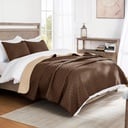 PREKRIVAČ BICOLORE BROWN/BEIGE