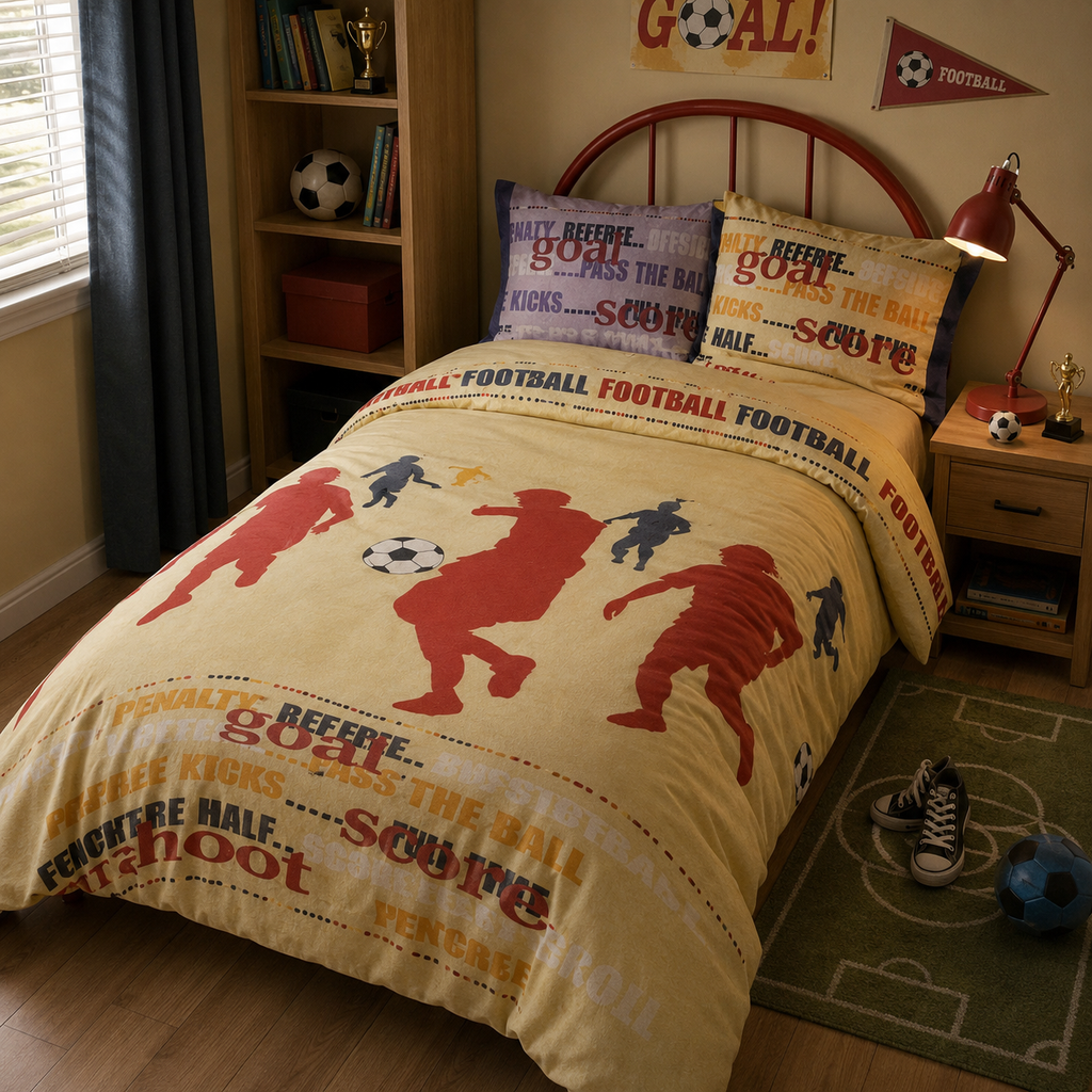 POSTELJINA FOOTBALL 140x220/60x70