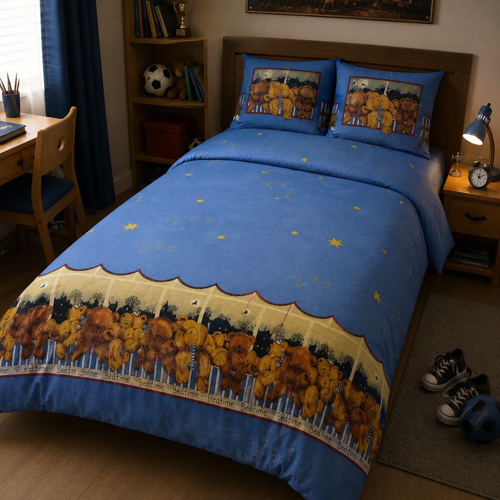 POSTELJINA BLUE BEAR 140x220/60x70