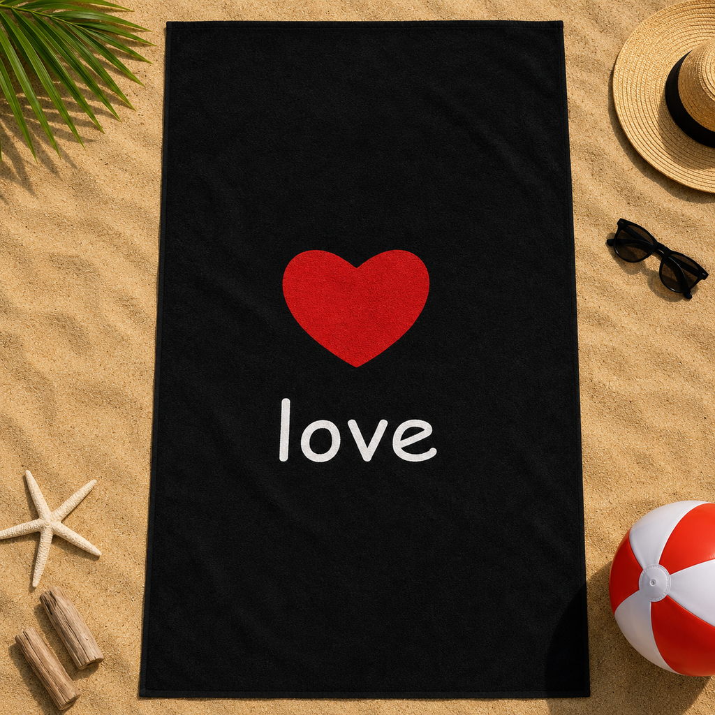 RUČNIK ZA PLAŽU LOVE 