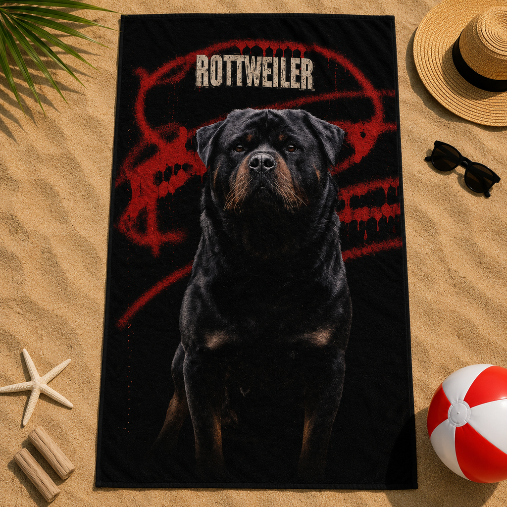 RUČNIK ZA PLAŽU ROTTWEILER 