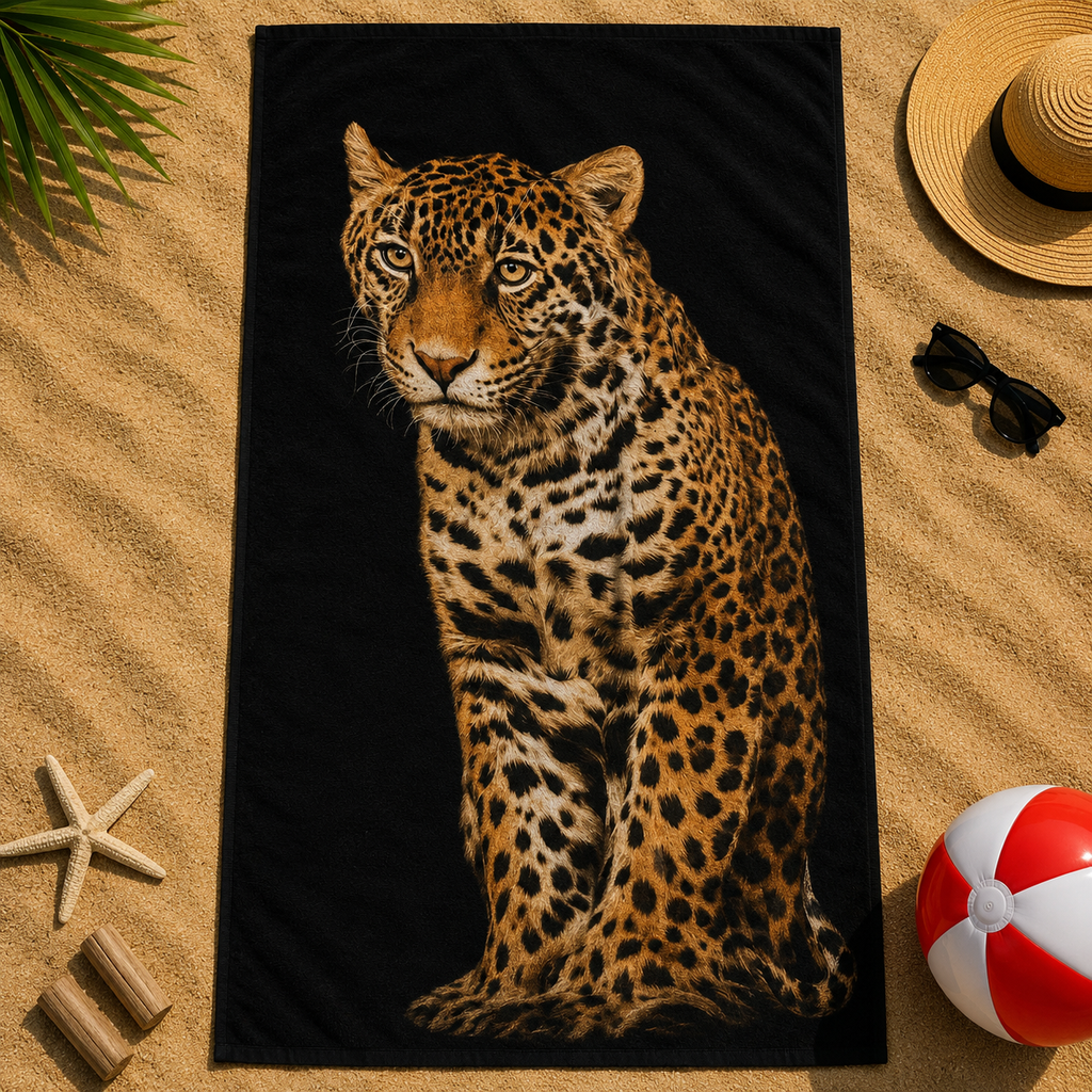 RUČNIK ZA PLAŽU LEOPARD