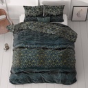 POSTELJINA LEOPARD DECO GREEN