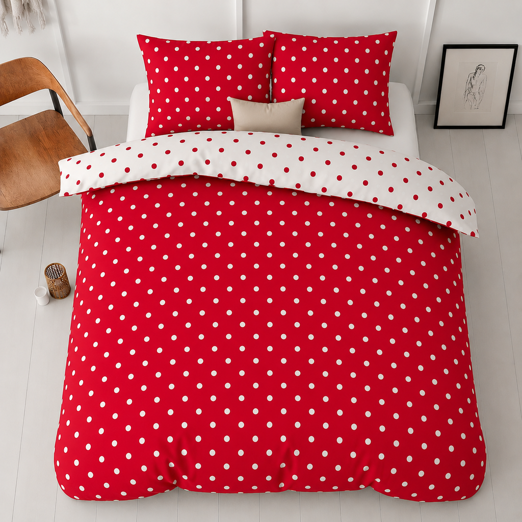 POSTELJINA POLKA RED