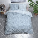 POSTELJINA FLANEL WASHED COTTON BLUE