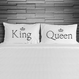 [P-2516172] SET OD 2 JASTUČNICE KING AND QUEEN