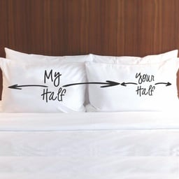 [P-2516202] SET OD 2 JASTUČNICE MY HALF YOUR HALF