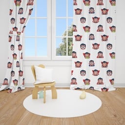 [W-2534954] SET OD 2 ZAVJESE SUPERMAN EMOJI