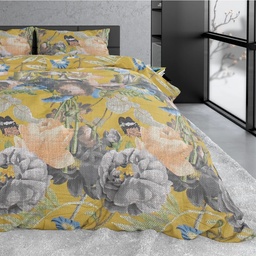 POSTELJINA SATEN ANDOLF YELLOW