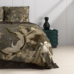 POSTELJINA SATEN WILD AURELIEN TAUPE 