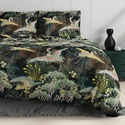POSTELJINA SATEN LISETTE GREEN 