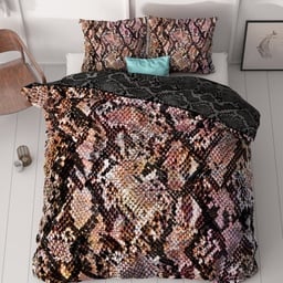 POSTELJINA SATEN MARTINA BLACK 