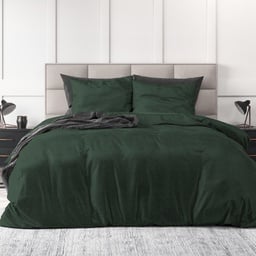 POSTELJINA VELVET FASHION GREEN