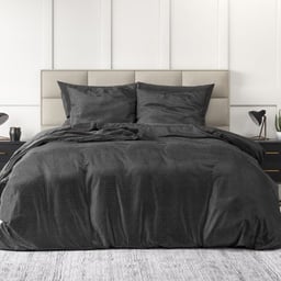 POSTELJINA VELVET FASHION BLACK