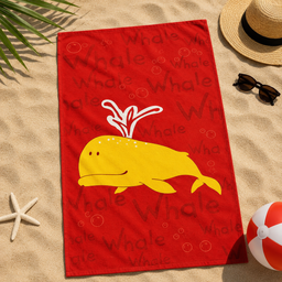 [ZEL-6] RUČNIK ZA PLAŽU RED WHALE 