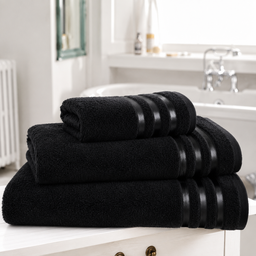 RUČNIK LUX BLACK