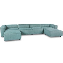 [U-SOFA-GREEN] SOFA MODULAR GREEN 4 SEAT SA 2 OTTOMANA