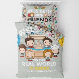 [W-2534640] POSTELJINA LIFE IS BETTER WITH FRIENDS